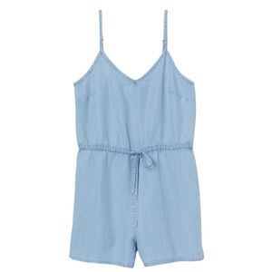 H&M Lyocell Strapless Romper